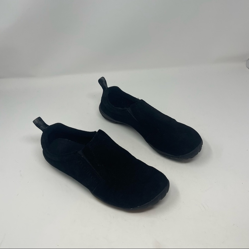Black Merrell Performance Footwear Slip On Vibram Sole Walking Shoes Size 8